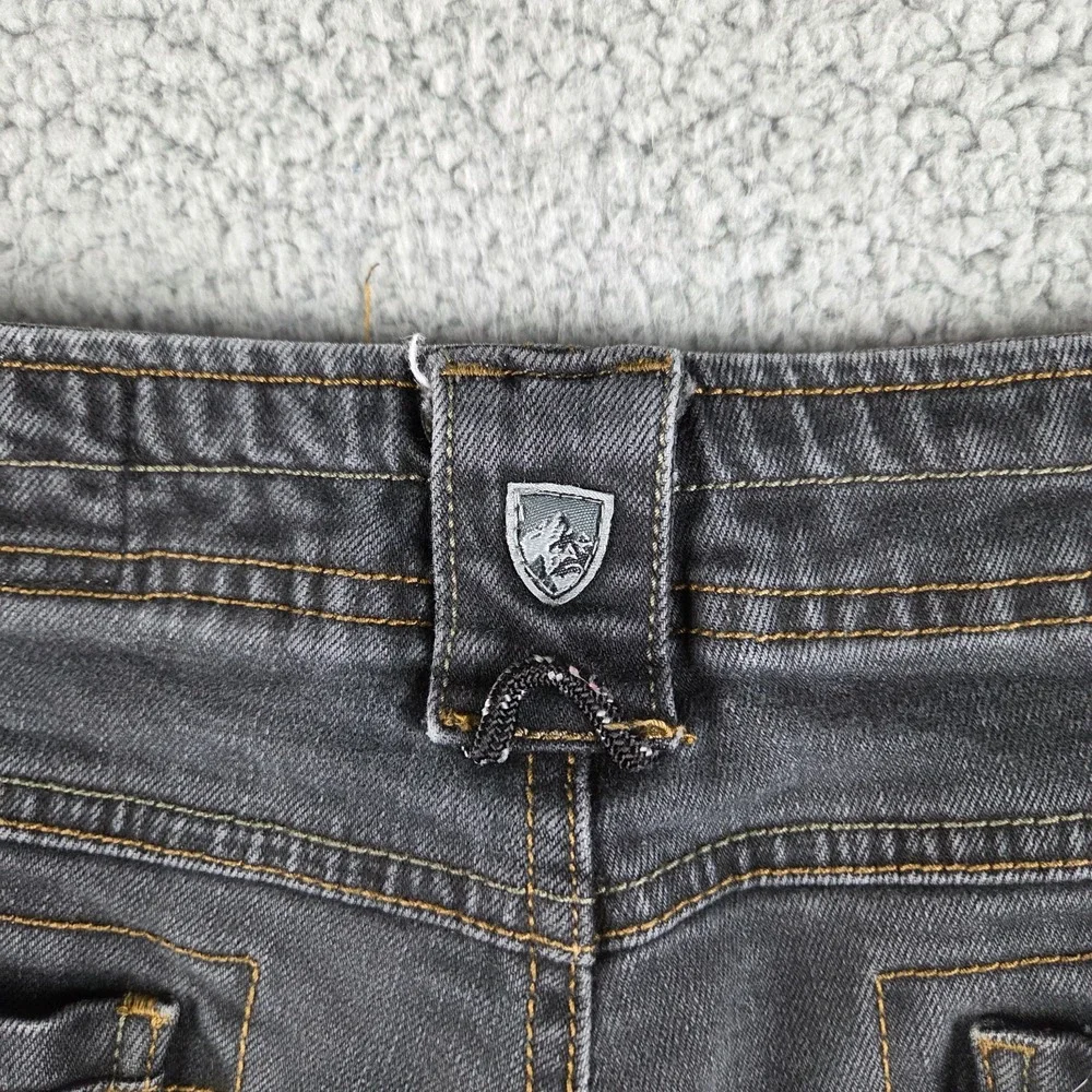 Kuhl‎ Jeans Mens 38x32 (37x32) Black Outlaw Selvage Denim Outdoor Cotton